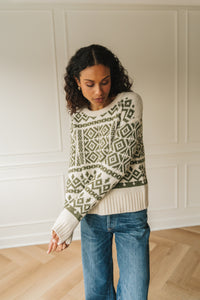 Cypress Sweater In Heather Moss