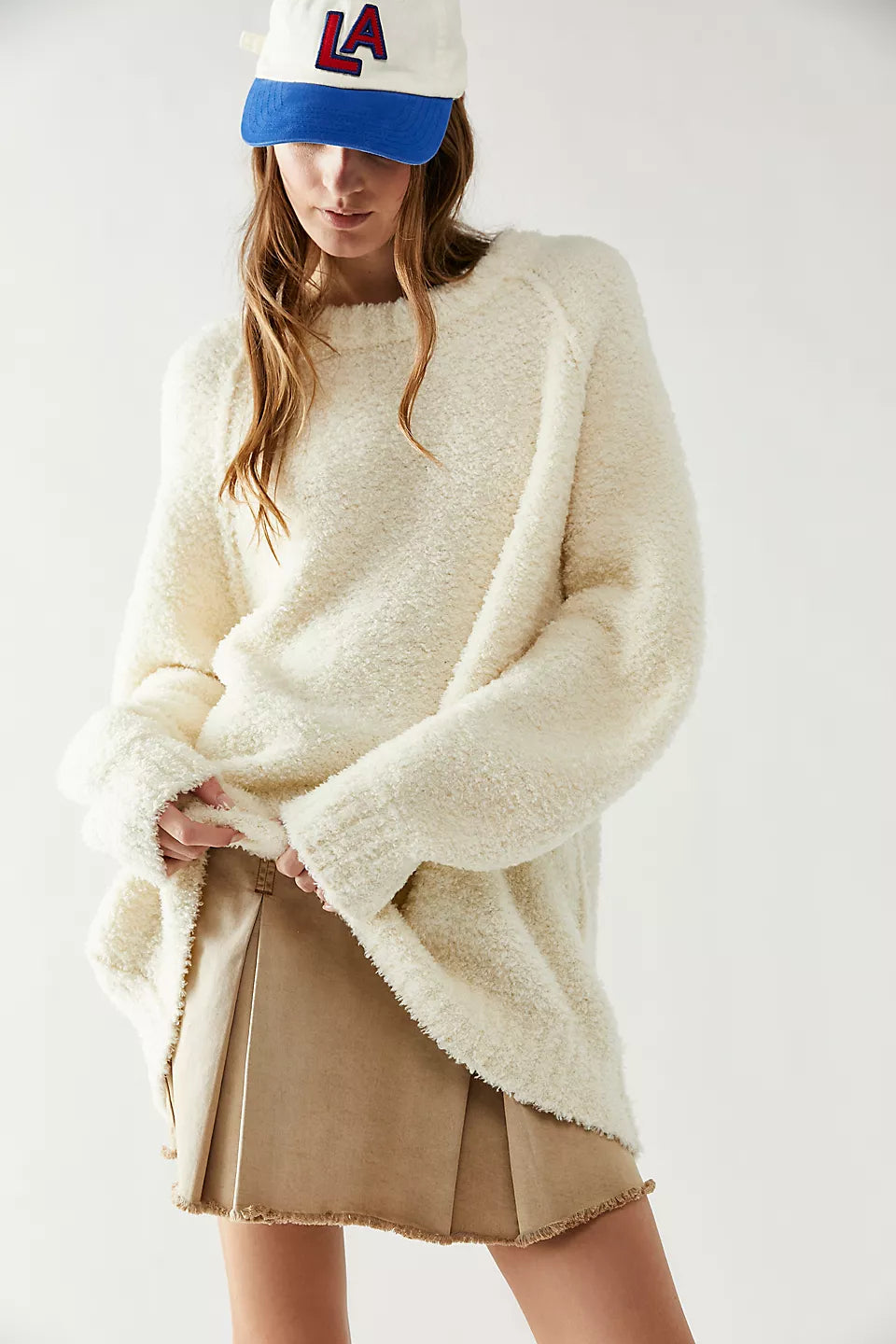 Parker Teddy Sweater in Sugar