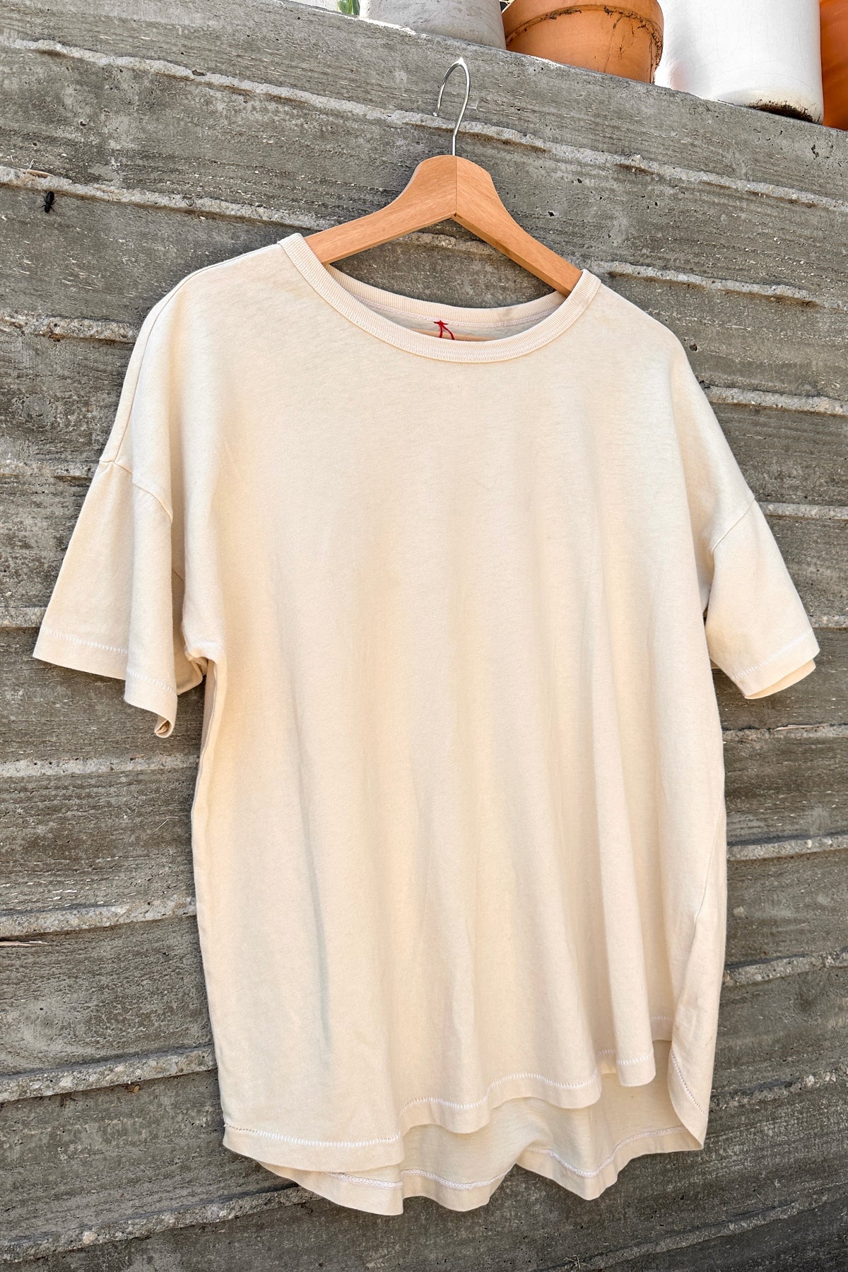 Her Tee in Bone