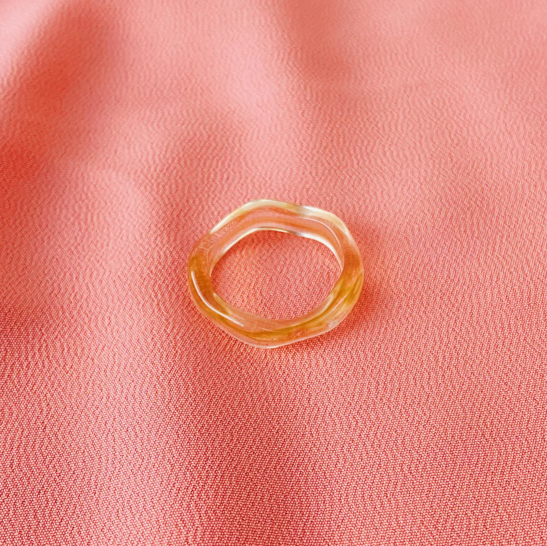 Rippla Ring in Tan
