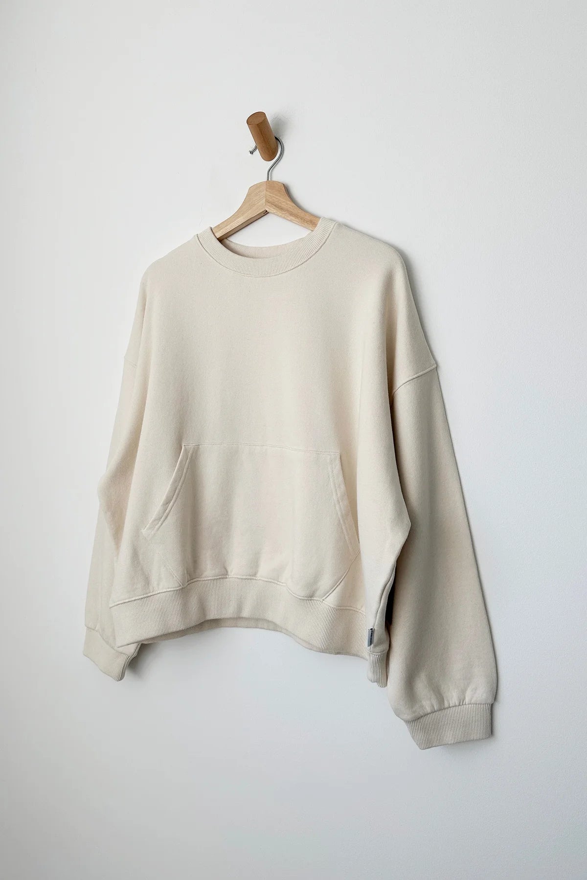 French Terry Poche Top in Natural
