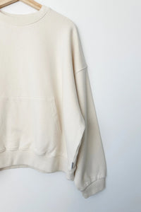 French Terry Poche Top in Natural