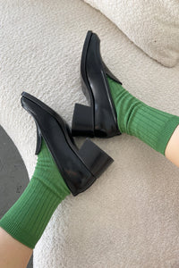 Her Socks In Jade