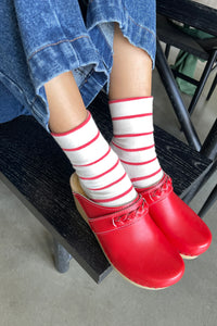 Wally Socks In Candy Red