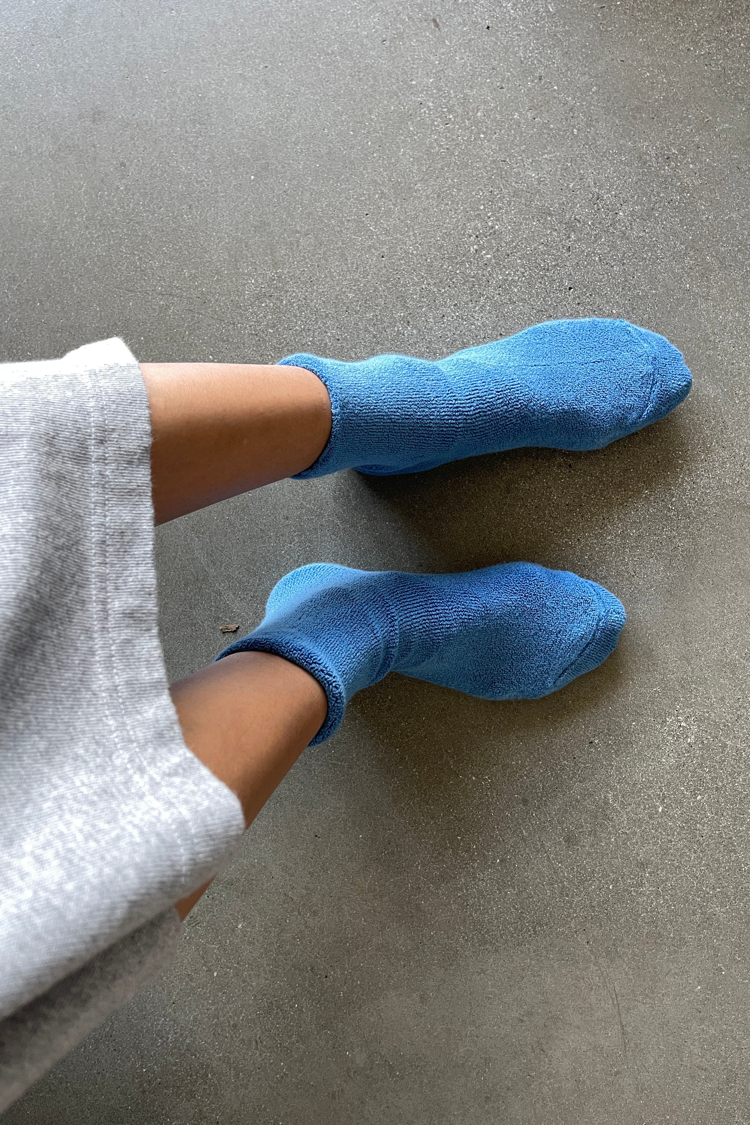 Cloud Socks In Cerulian Blue