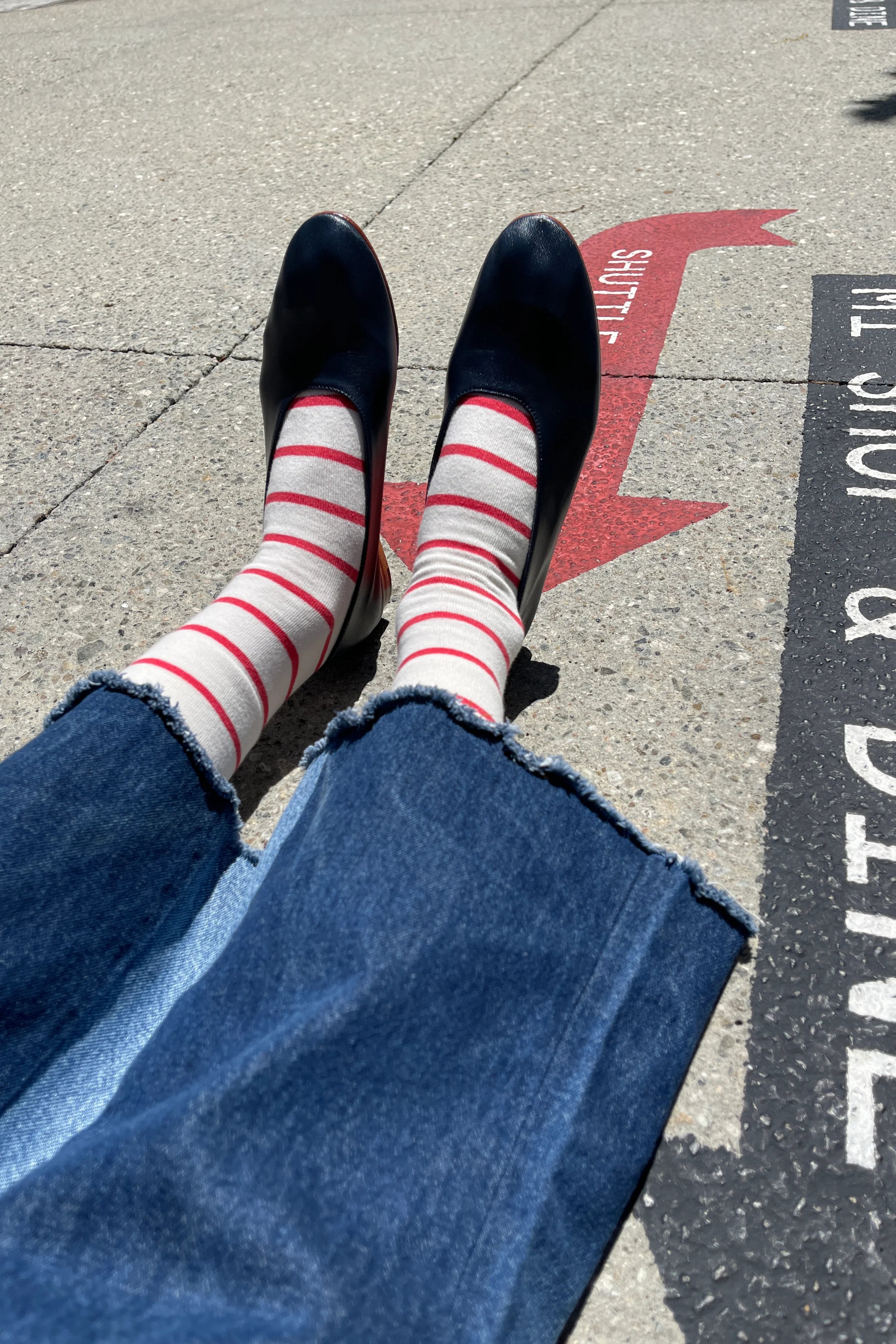 Wally Socks In Candy Red