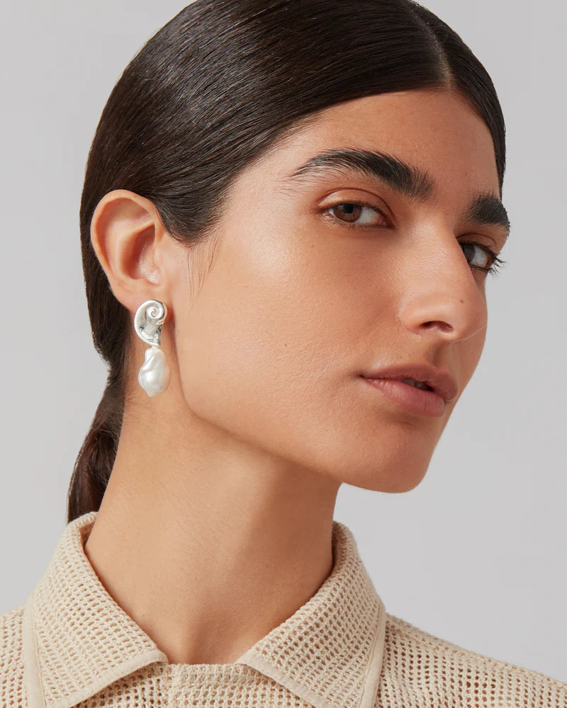 Petra Earrings In Silver