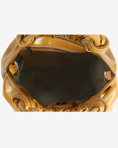 Jolly Glossy Structure Bag In Amber Haze