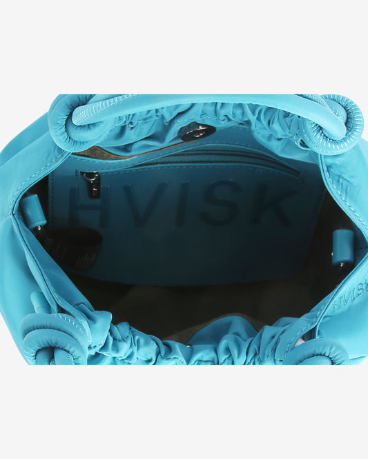 Jolly Matte Twill Bag In Teal Blue