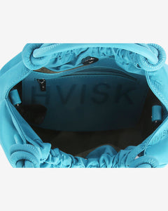 Jolly Matte Twill Bag In Teal Blue