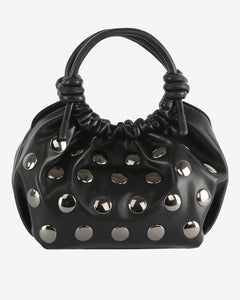 Jolly Soft Structure Stud Bag In Black