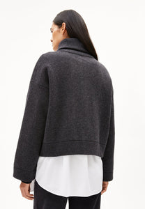 Joaniaas Knit Cardigan In Steel Melange