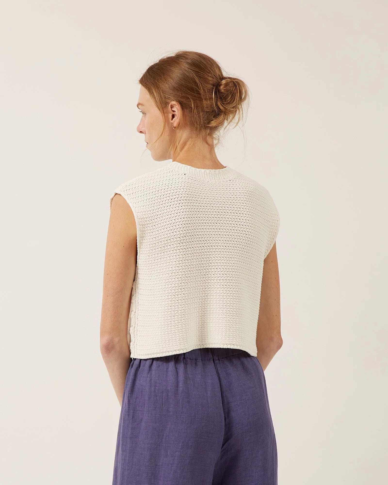Clodie Cotton Sleeveless Sweater
