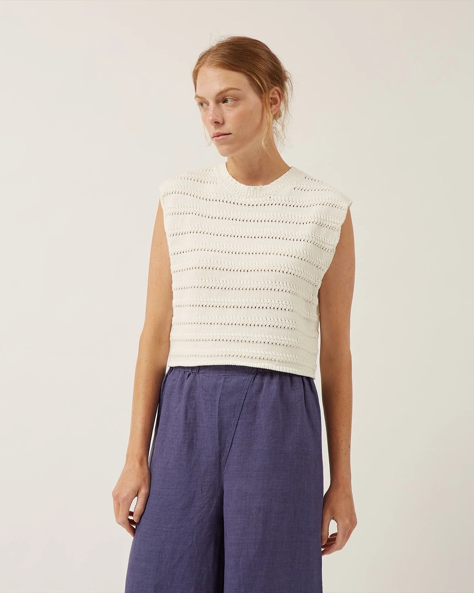 Clodie Cotton Sleeveless Sweater