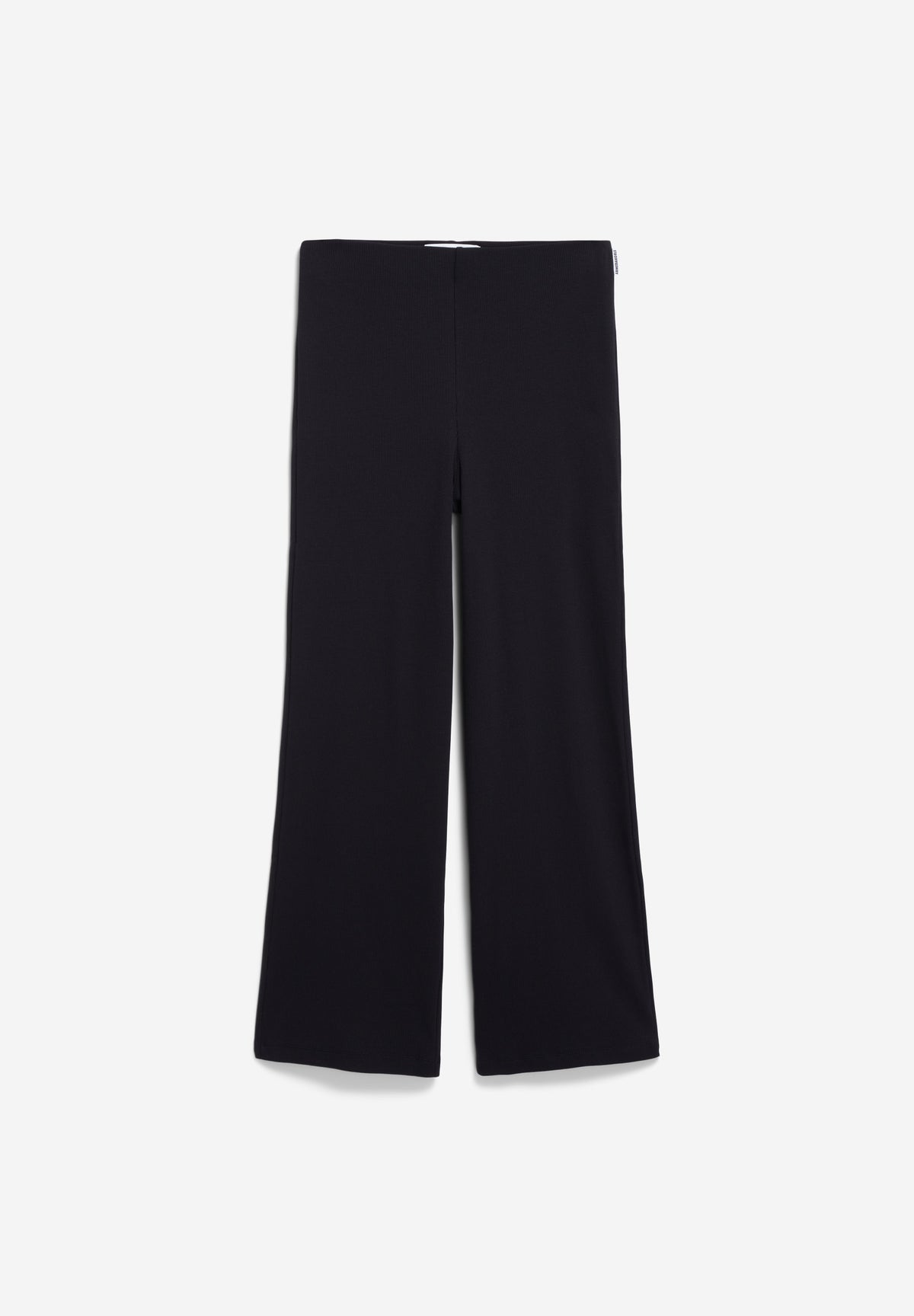 Nianaa Rib Jersey Pants In Black