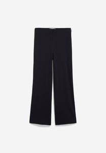 Nianaa Rib Jersey Pants In Black