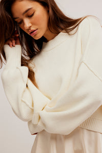 Easy Street Sweater In Moonglow
