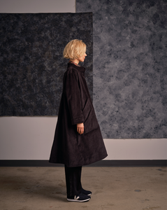 Joan Coat In Black