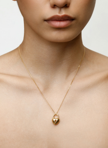 Heart Locket In Gold