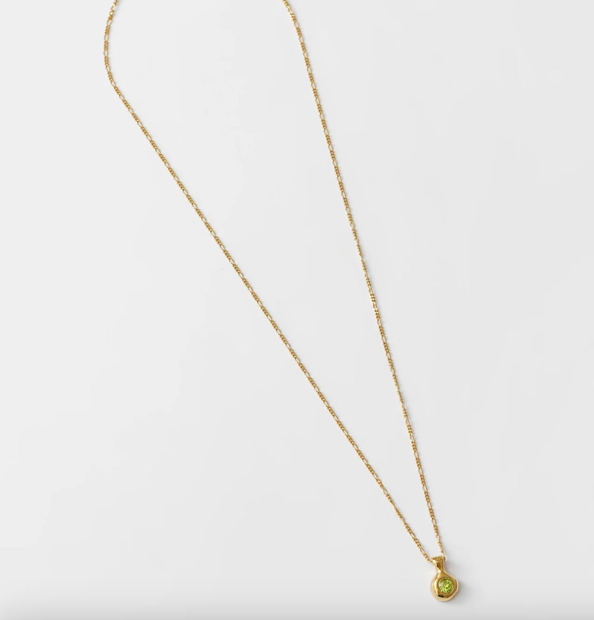 Liv Necklace in Green & Gold