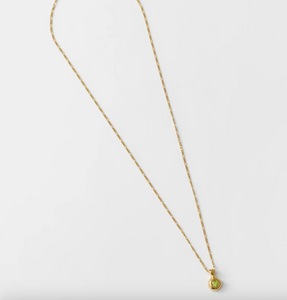 Liv Necklace in Green & Gold