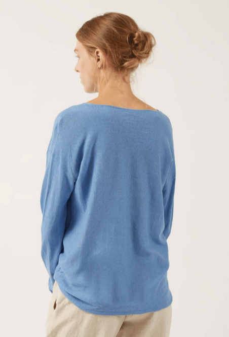 Harper Long Sleeve In Provence Blue