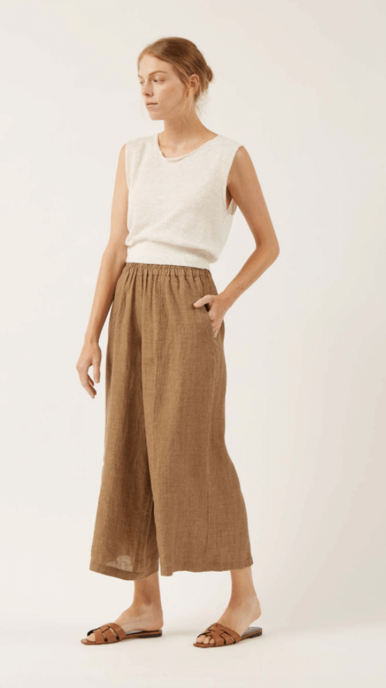 Jas Linen Shell In Ivory