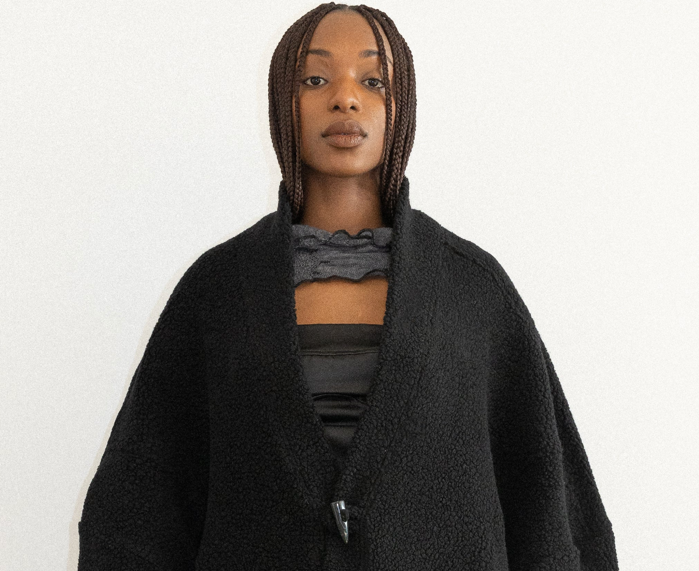 Cavern Sherpa Jacket In Black