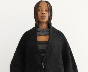Cavern Sherpa Jacket In Black