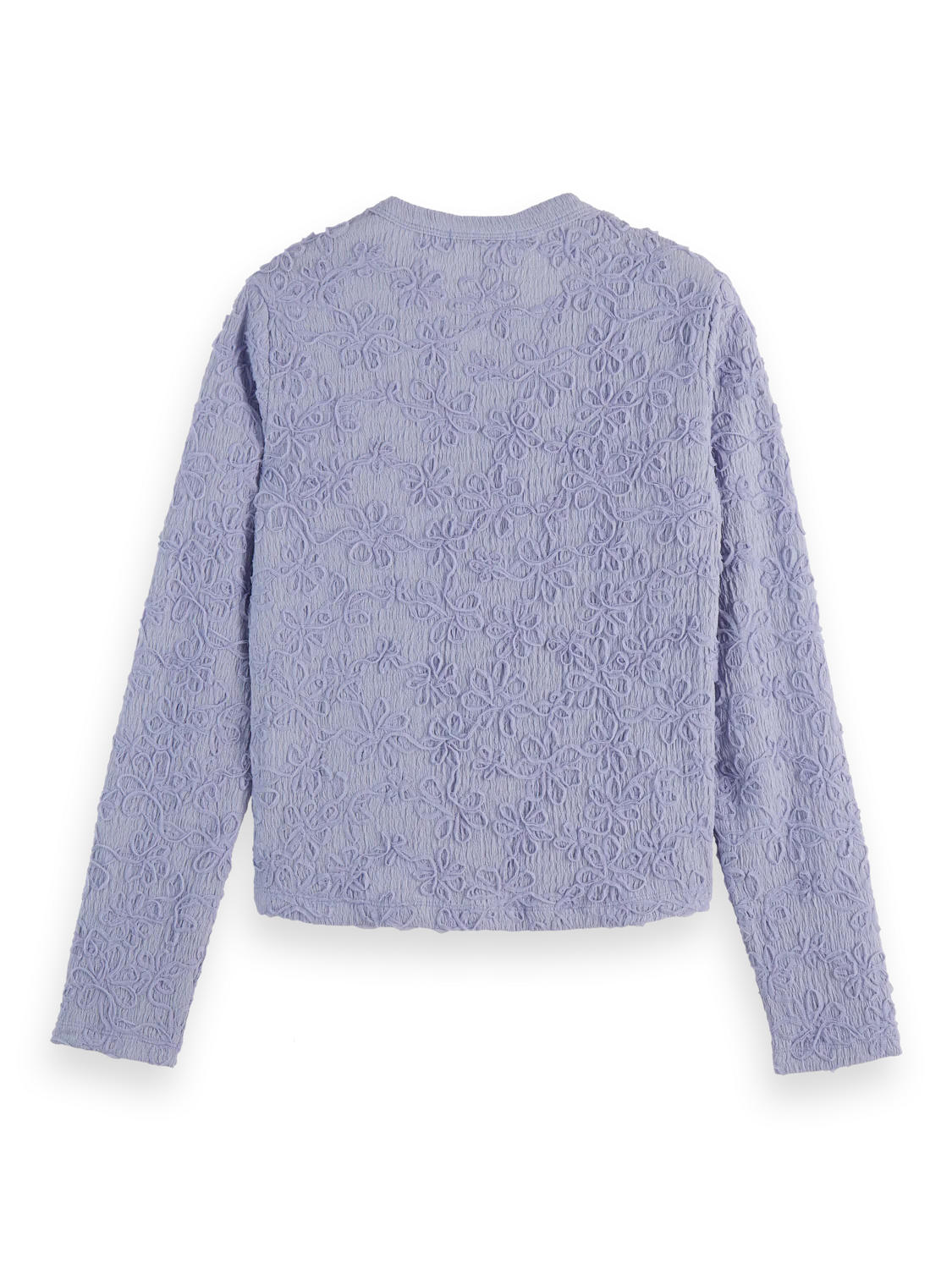 Structured Button Up Long Sleeve In Languid Lavender