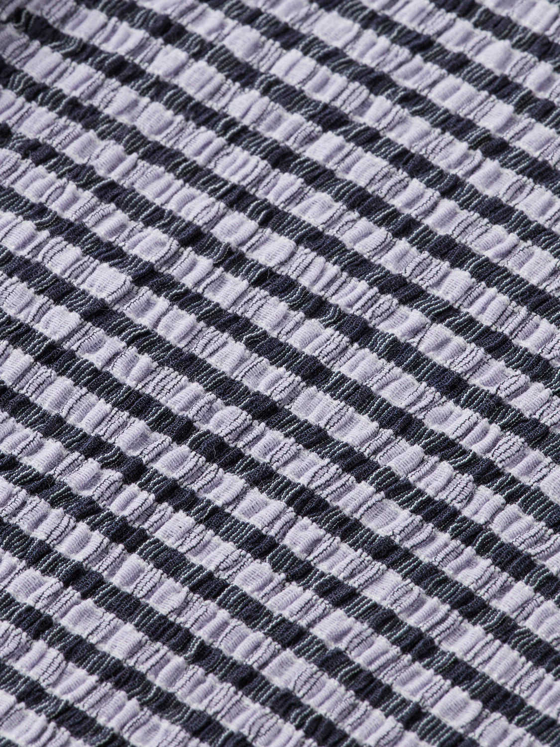 Structured Gingham Button In Sky Captain