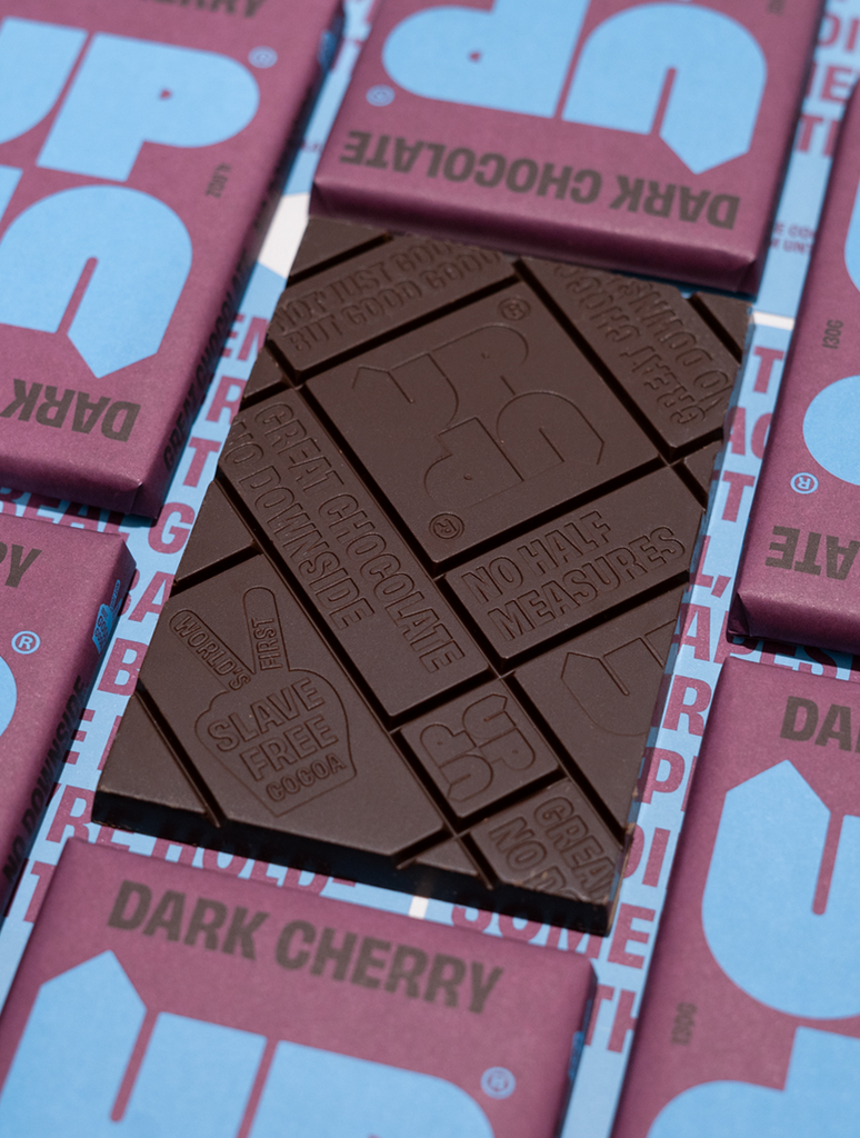 Up-Up Dark Cherry Chocolate Bar