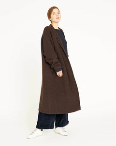 Willow Coat In Chocolate Brown