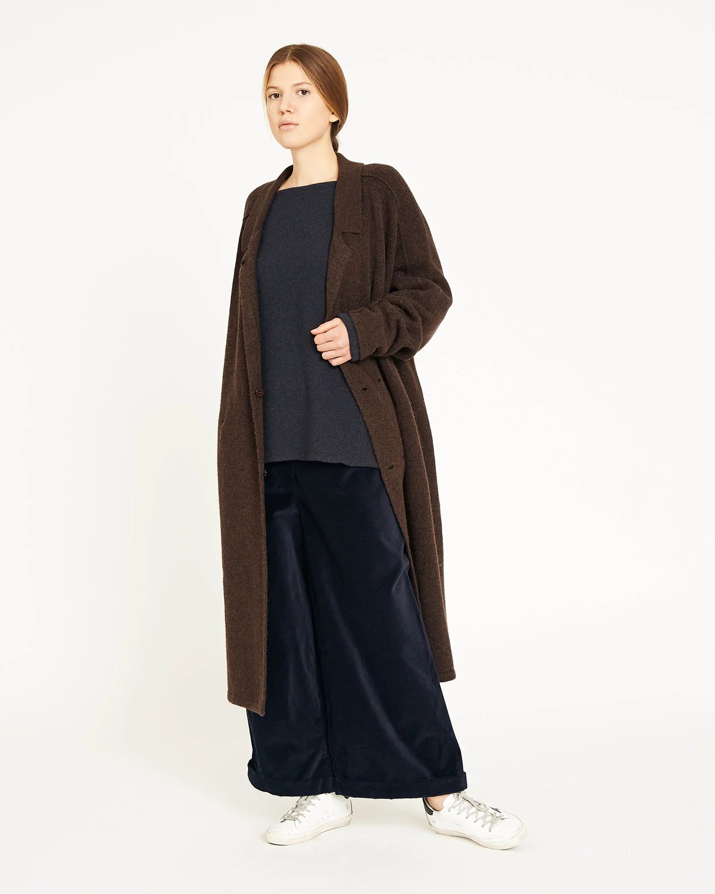 Willow Coat In Chocolate Brown