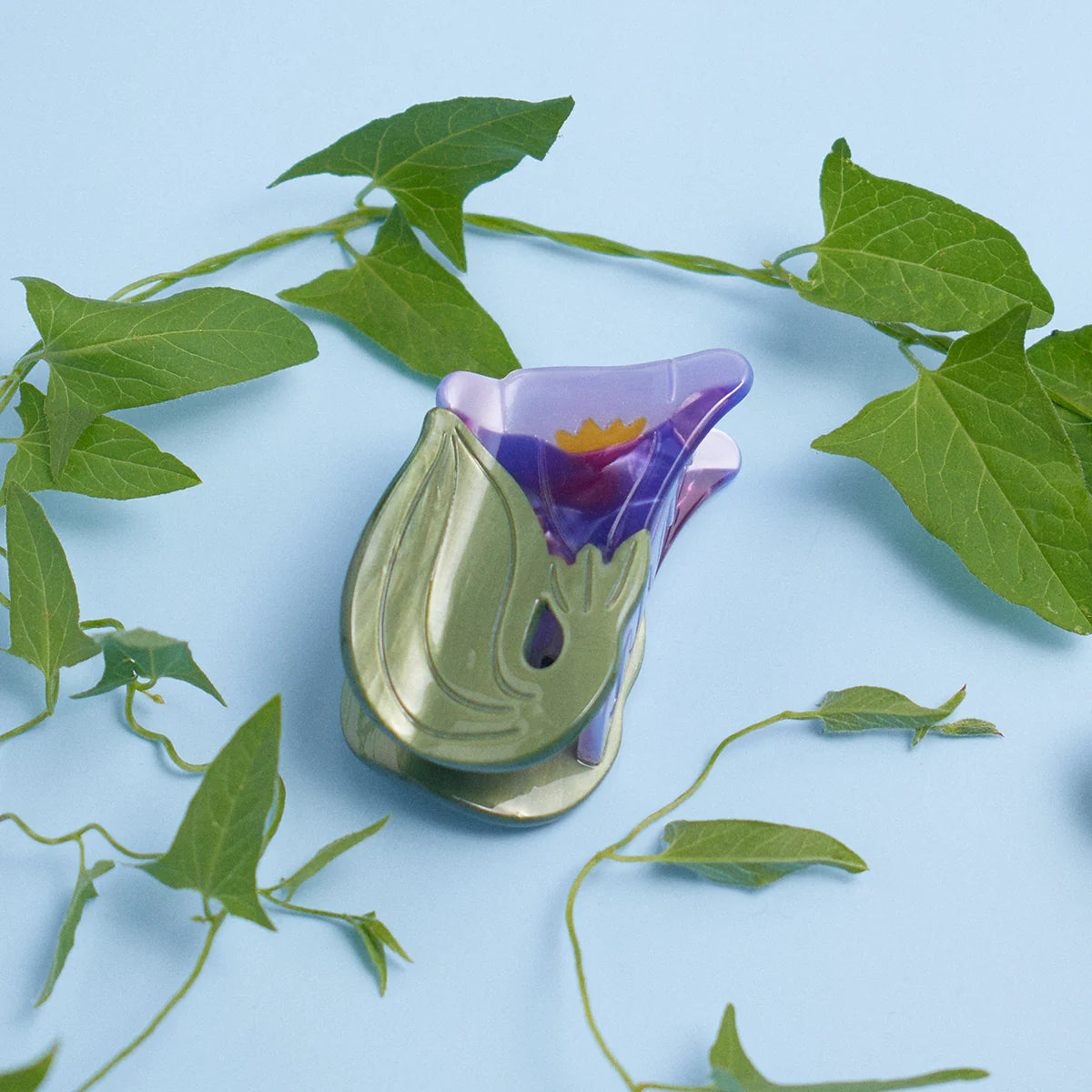 Morning Glory Hair Claw