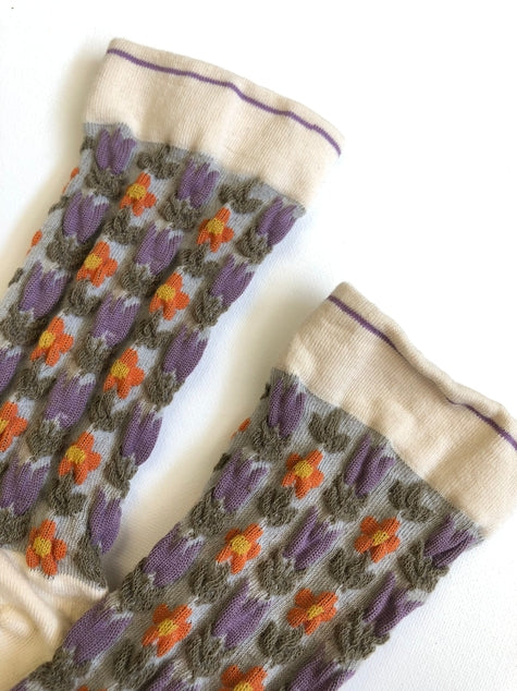 Tulip Garden Socks