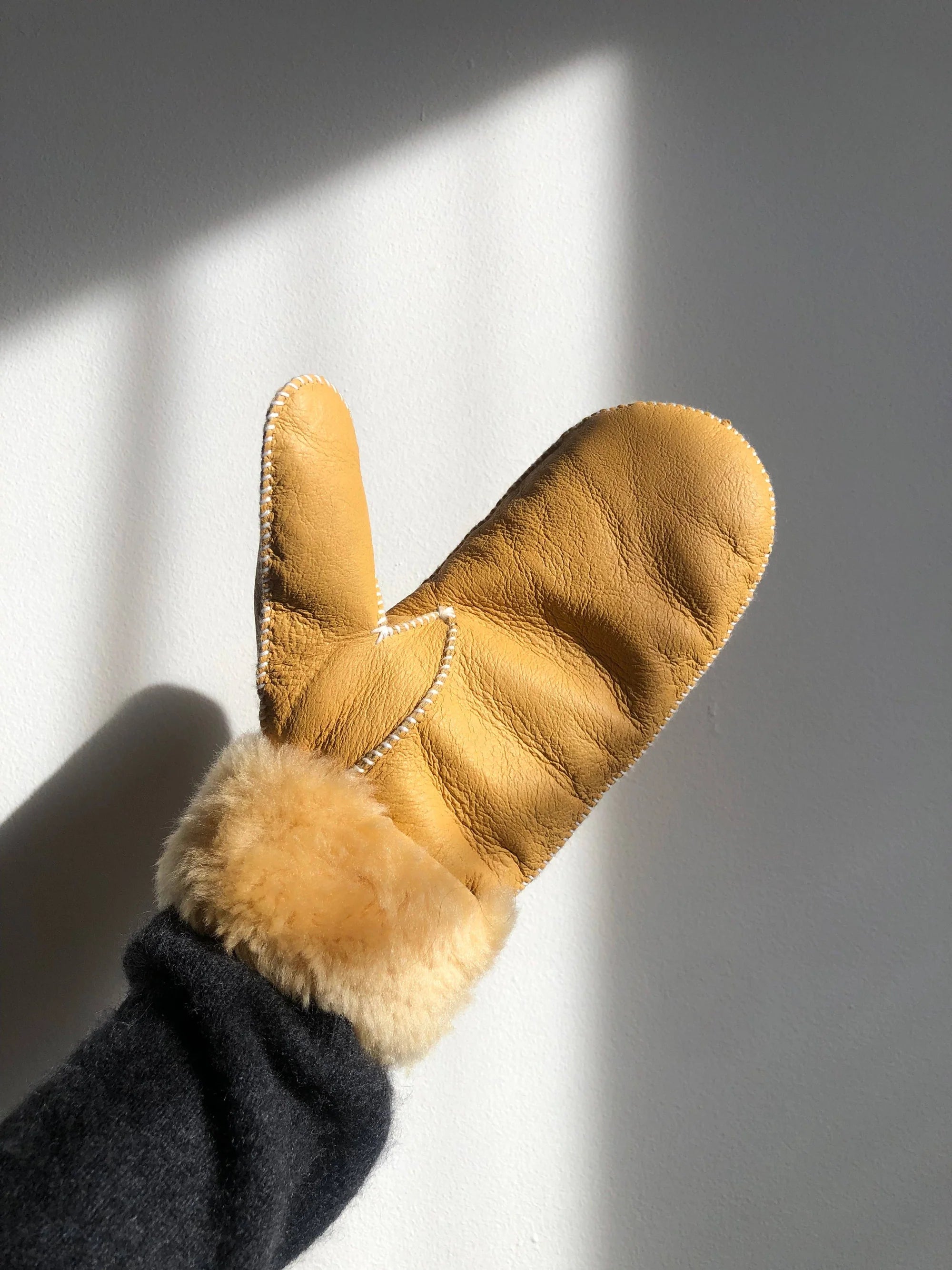 Shearling Mittens