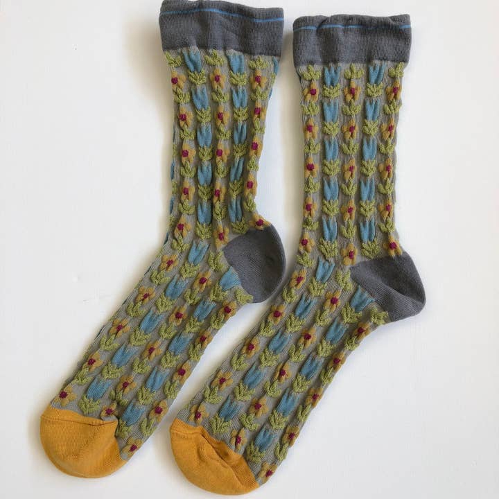 Tulip Garden Socks