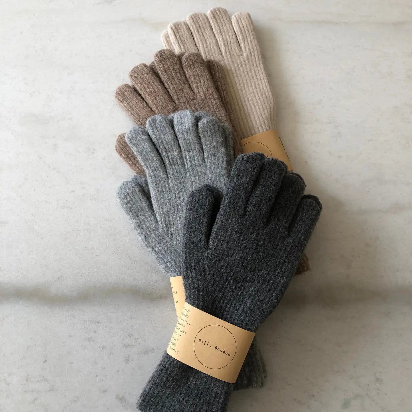 Fuzzy Wool Screen Touch Gloves