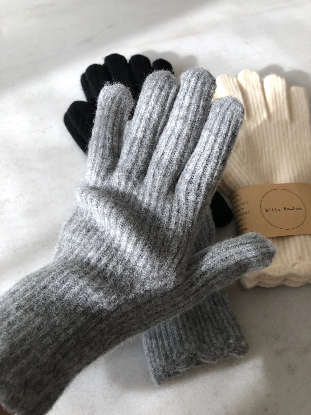 Fuzzy Wool Screen Touch Gloves