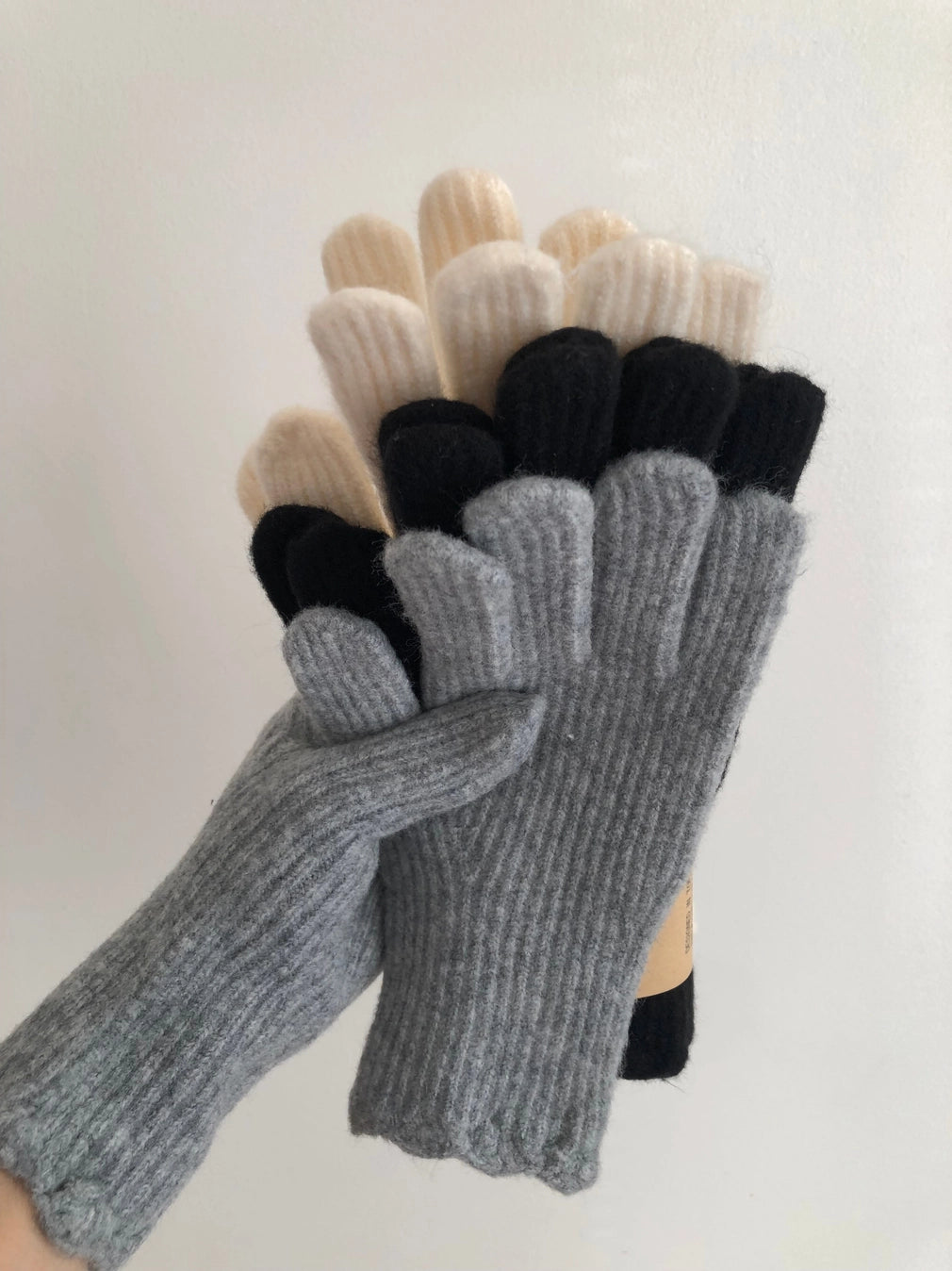 Fuzzy Wool Screen Touch Gloves