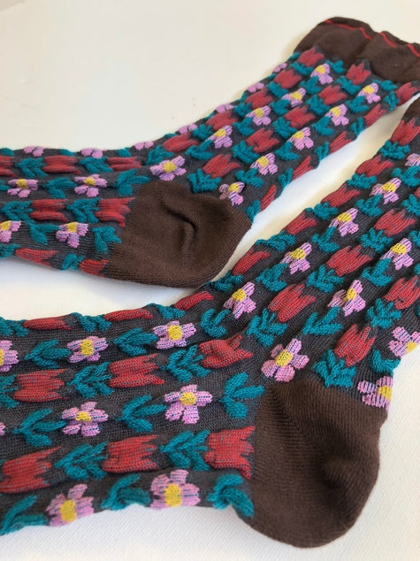 Tulip Garden Socks