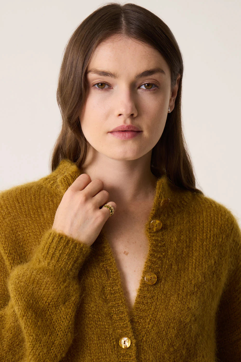 Chidonie Sweater In Ochre