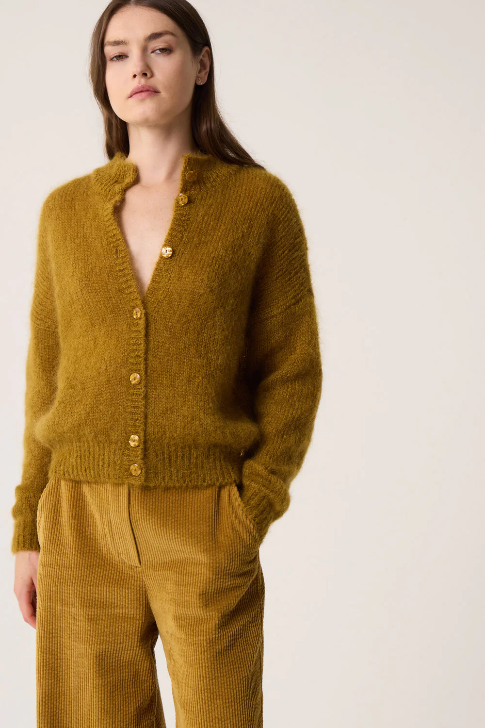 Chidonie Sweater In Ochre