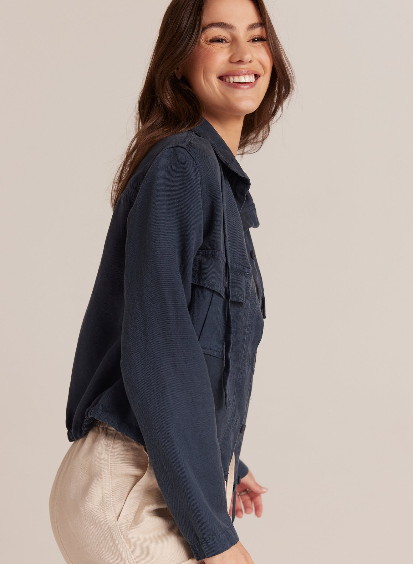 River Utility Jacket In Costal Navy