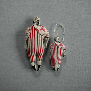 Tattooed Strong Man Art Doll