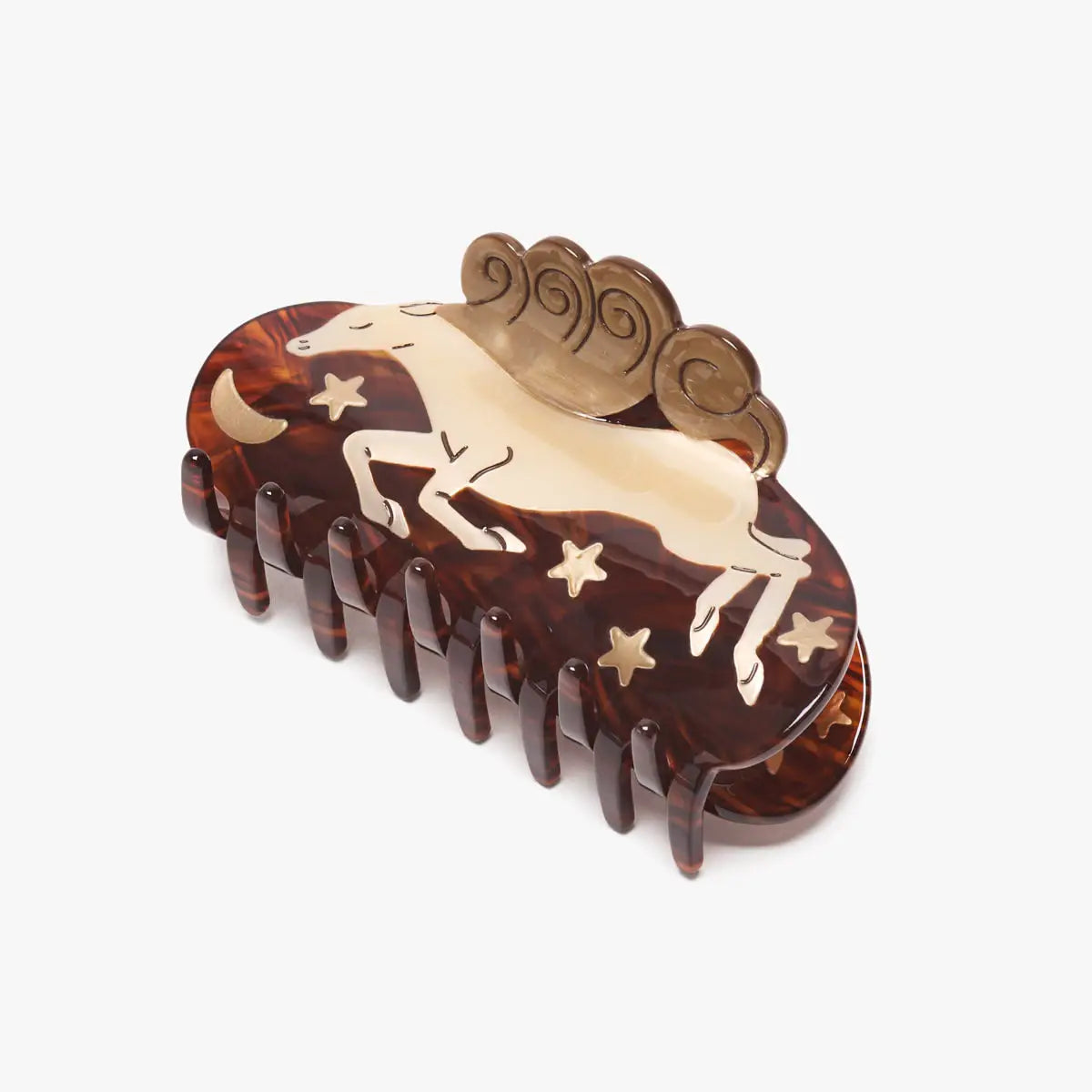 Wild At Heart White Horse Hair Claw