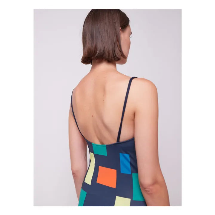 Colour Block Recycled FIber Swimsuit