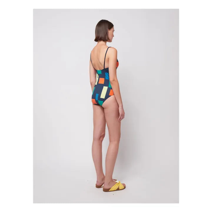 Colour Block Recycled FIber Swimsuit