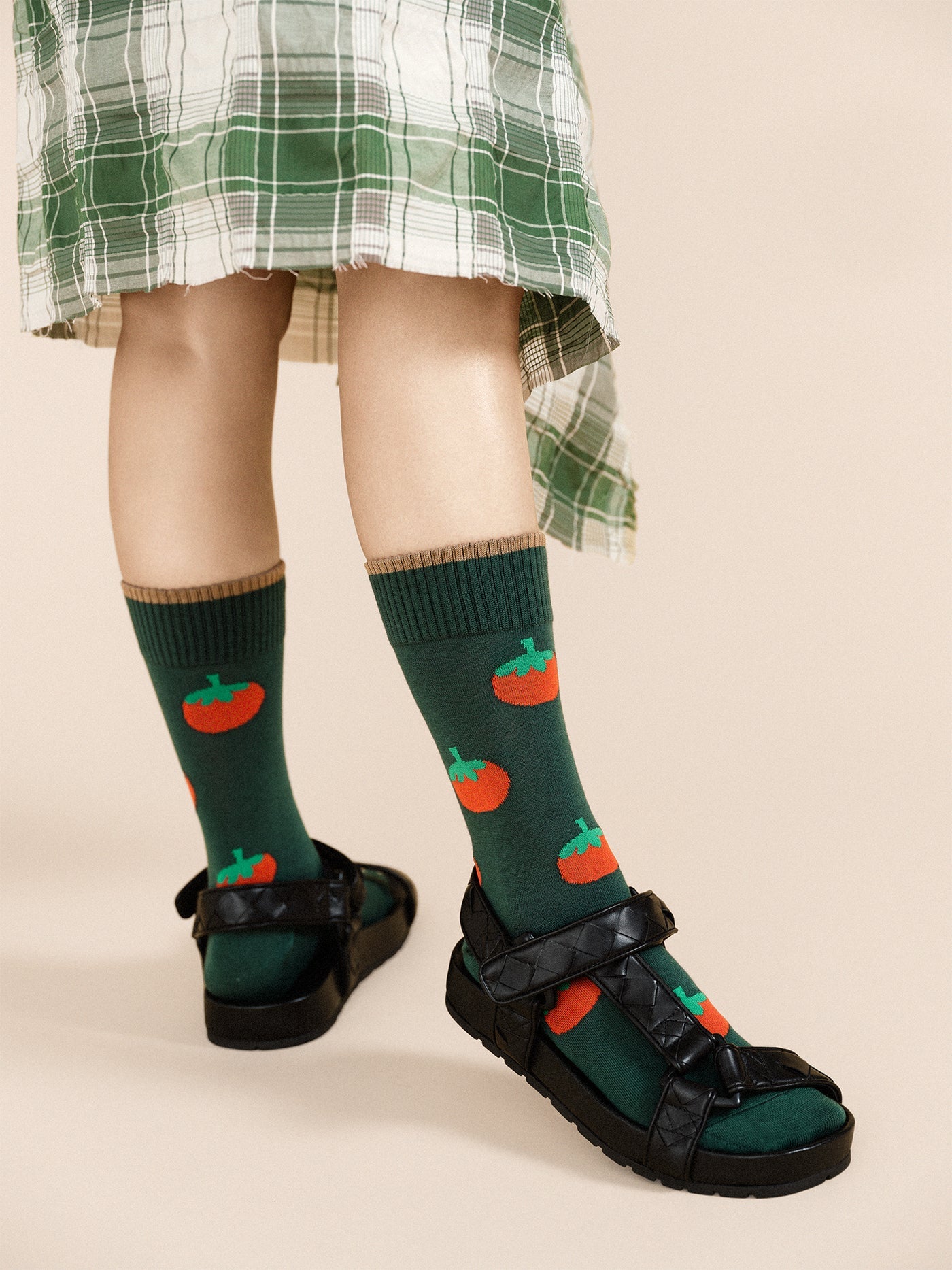 Tomato Crew Sock